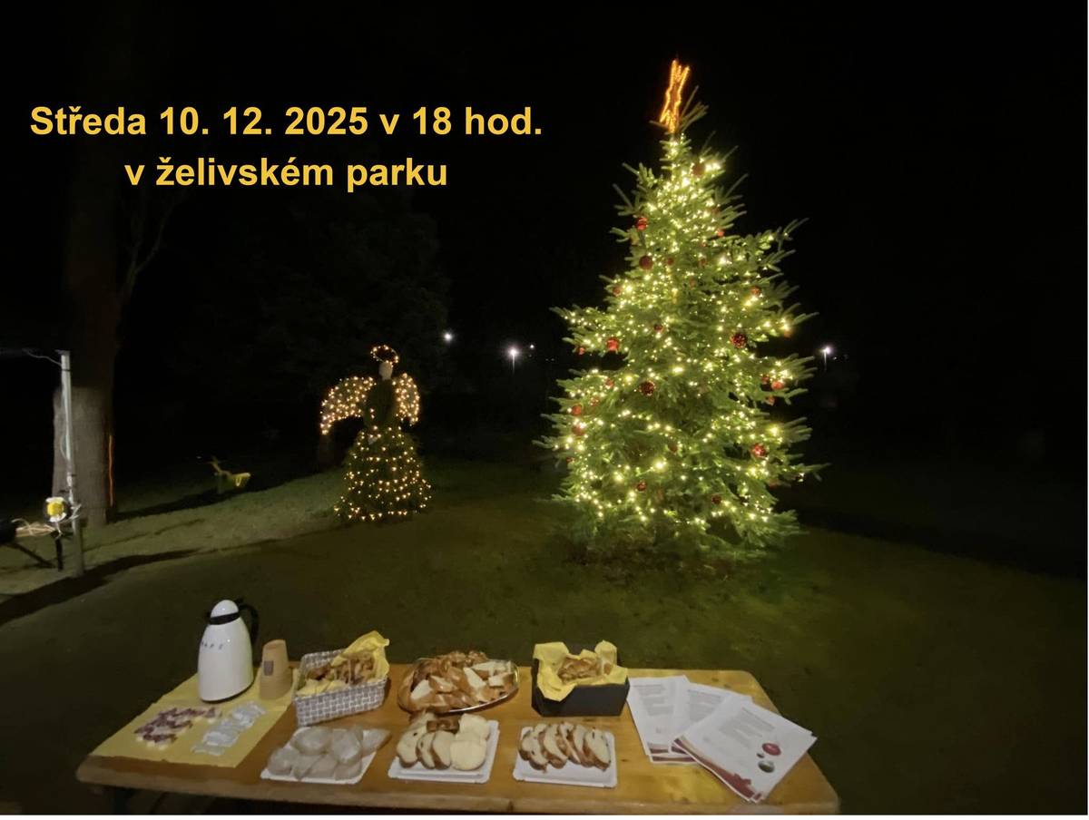 Již zítra v 18 hod. se na vás těšíme v želivském parku u vánočního stromečku, kde si společně zazpíváme koledy. Teplé nápoje budou zajištěny. Nezapomeňte si přinést svůj hrneček.