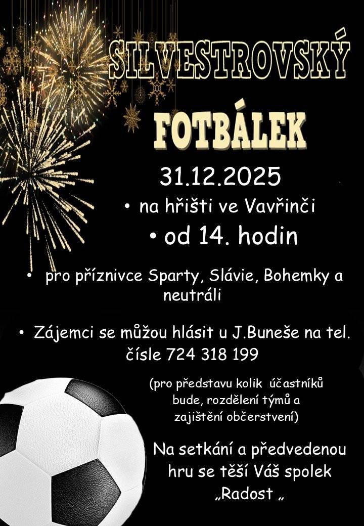 Silvestrovský fotbálek