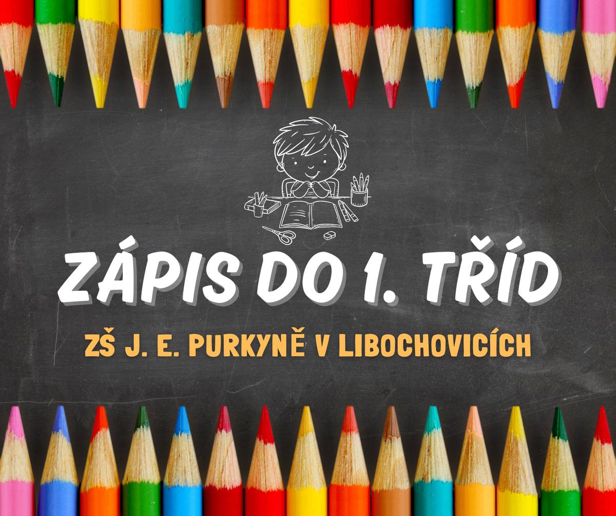 Vážení rodiče, zápis do prvních tříd libochovických škol pro školní rok 2026/2027 je stanoven na 4. února 2026 pro děti z Libochovic a 5. února 2026 pro děti z okolních obcí. Zapisuje se vždy od 13:00 do 17:00 hod., prezence probíhá v prostorách školní družiny. Zápisu se zúčastní děti narozené od 1. 9. 2019 do 31. 8. 2020 a děti po odkladu školní docházky. Více informací, potřebné dokumenty a formuláře k zápisu naleznete a stáhnete na webových stránkách školy: https://skolylibo.cz/zapis-do-prvnich-trid-navod/