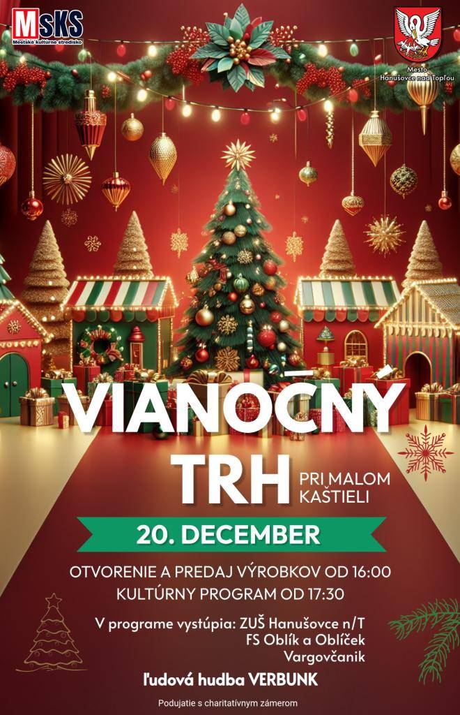 20. december od 16:00 hod.  Pri Malom kaštieli