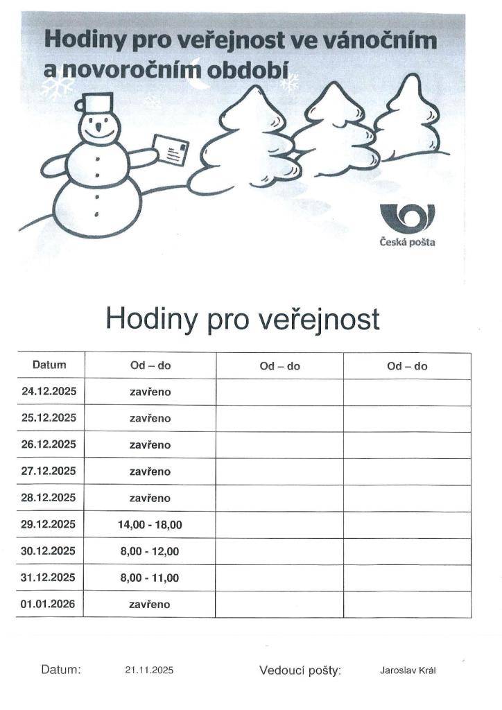 Informace pro občany