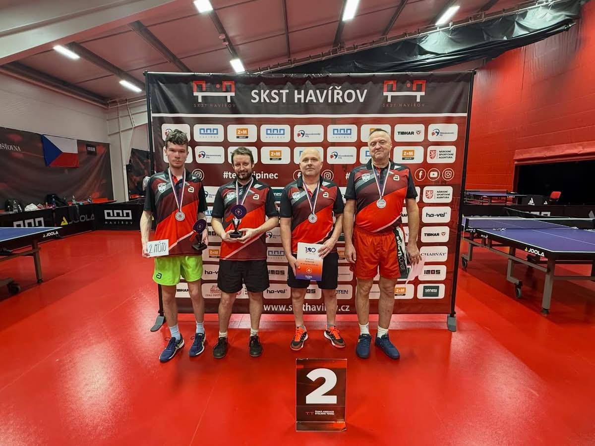 Medailová sklizeň pilského Tomáše Novotného pokračuje. Z Havířova si o uplynulém víkendu přivezl stříbrnou medaili z MČR tříčlenných družstev v para stolním tenise.  Gratulujeme!