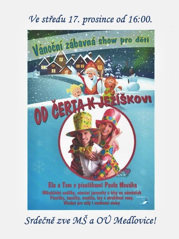Vánoční zábavná show pro děti