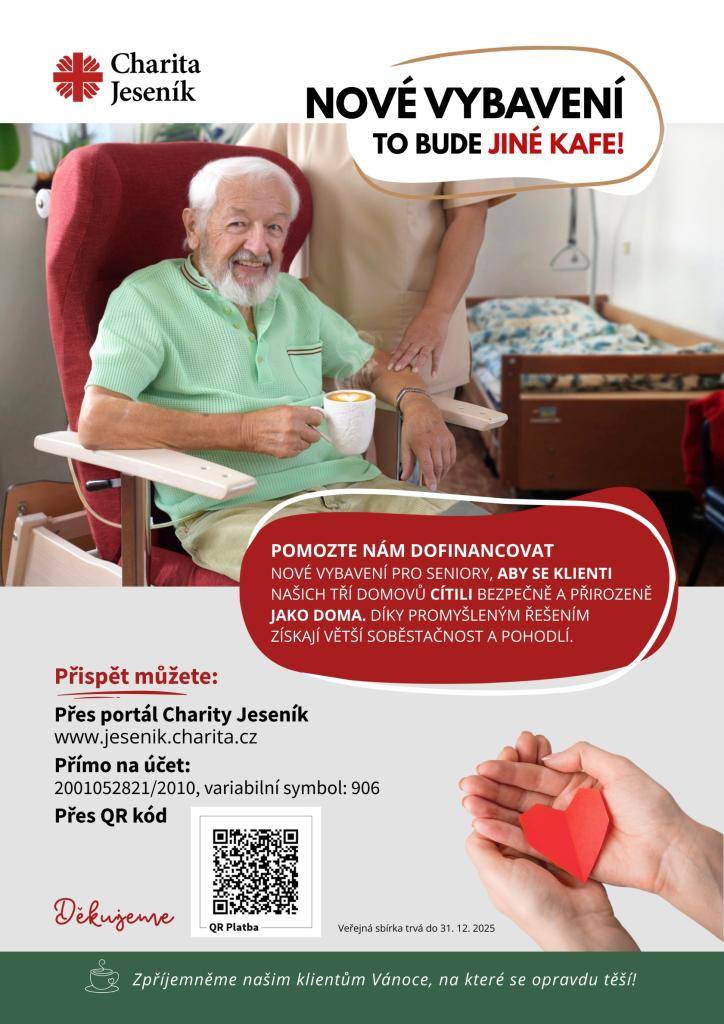 dofinancování nového vybavení  pro seniory