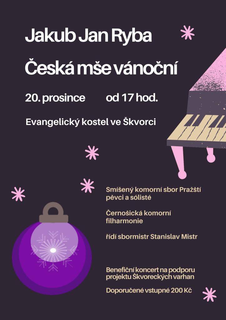 Českobratrská církev evangelická - Farní sbor ve Škvorci  přináší informace o setkávání se v adventním a novoročním čase.  Více v příloze.