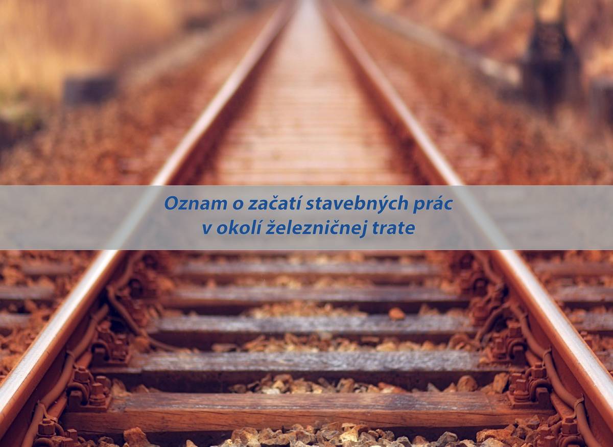 Zhotoviteľ modernizácie železničnej trate – Združenie pod Dubinou TSS GRADE, a.s. – Doprastav, a.s. informuje o začatí stavebných prác v okolí železničnej trate za garážami na Ul. Ludvíka Svobodu, ktoré budú prebiehať od 9. 12. 2025 do 14.12.2025. Práce budú realizované nepretržite, vrátane nočných hodín, z dôvodu technologického postupu, ktorý nie je možné prerušiť.  Nočné práce sú plánované približne v čase od 23:00 do 4:00 h, a to v 10-minútových intervaloch.  Zhotoviteľ zároveň upozorňuje, že pôjde o tzv. baranenie štetovníc, pri ktorom vzniká zvýšená intenzita hluku a vibrácií.  Uvedené práce budú realizované v súlade s platnými stavebnými povoleniami, harmonogramom a schváleným technologickým postupom.