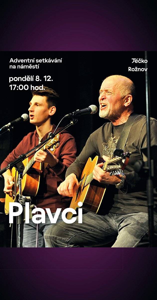 ❤️Zveme občany na vystoupení kapely PLAVCI S JANEM VANČUROU, která dnes, v pondělí 8. prosince od 17 hodin zahraje na náměstí. ❤️Nenechte si ujt vystoupení jedné z nejvýznamnějších kapel v rámci českého folku a country. ❤️ Od 10 do 19 hodin jsou každý den na náměstí dva vánoční stánky s občerstvením a pro děti zase staročeský kolotoč. ❤️ Prožijte s námi krásný Advent v Rožnově ❤️