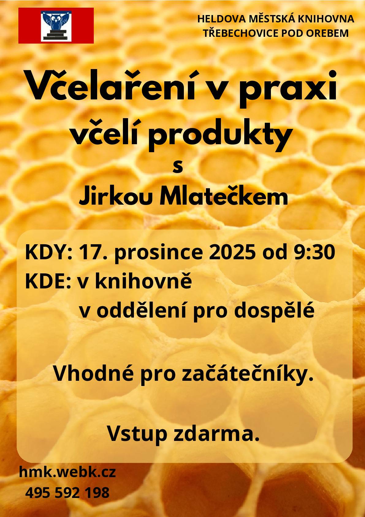 Přednáška v Heldově městské knihovně