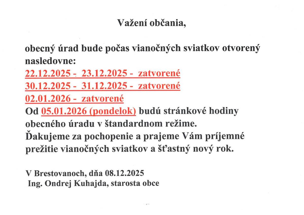 ďakujeme za pochopenie a pekné sviatky :)