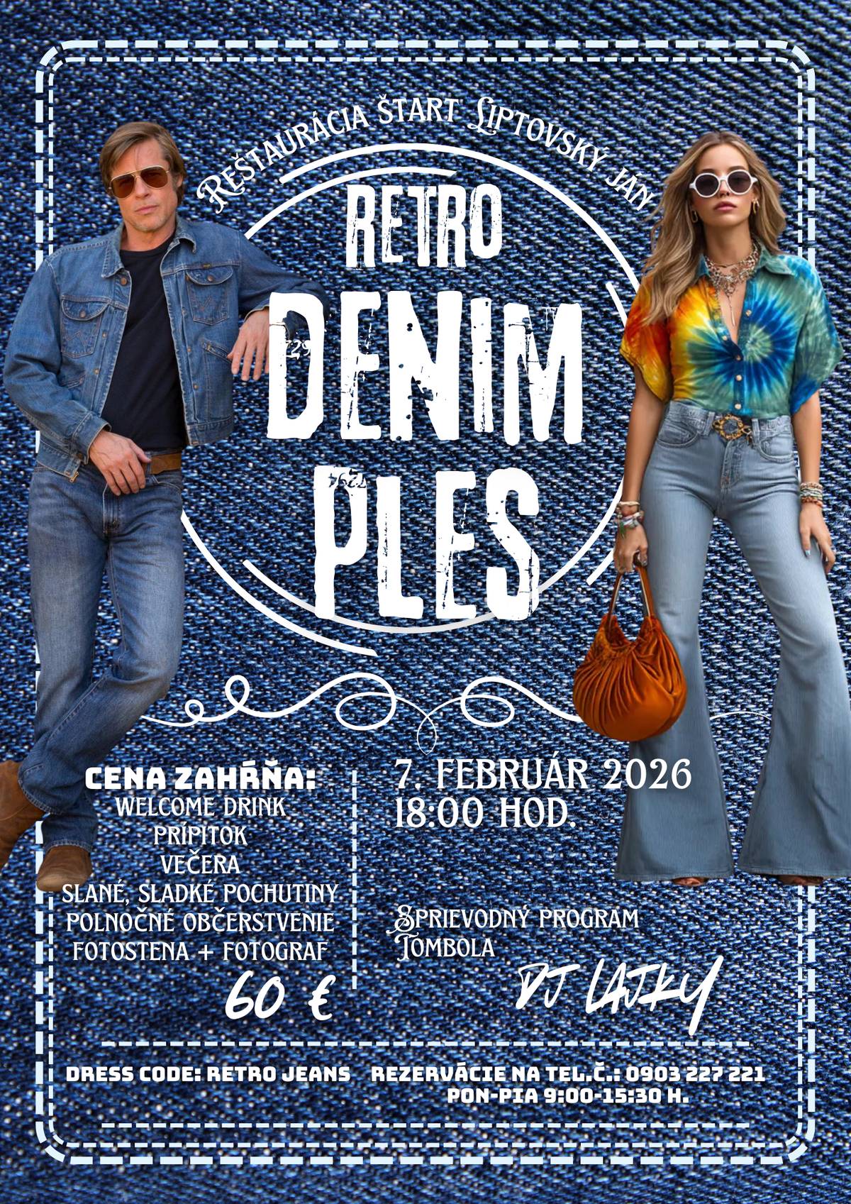 Srdečne Vás pozývame na Jánsky ples! Pridajte sa k nám na večer plný tanca, hudby, výborného jedla a dobrej nálady. Tešíme sa na všetkých, ktorí si chcú užiť príjemnú atmosféru a zábavu až do rána. Rezervácie a bližšie informácie nájdete v priloženom plagáte.