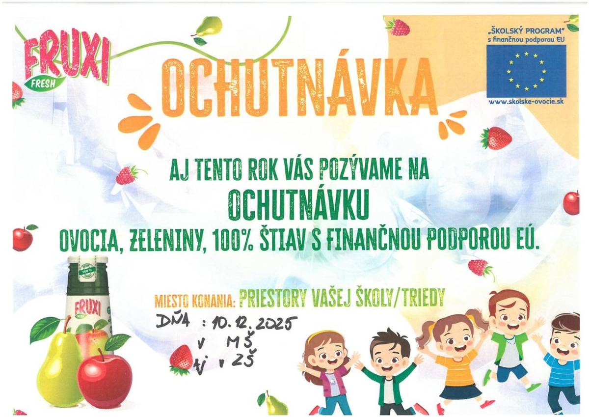 miesto konania : priestory ZŠ                   priestory MŠ  DňA: 10.12.2025