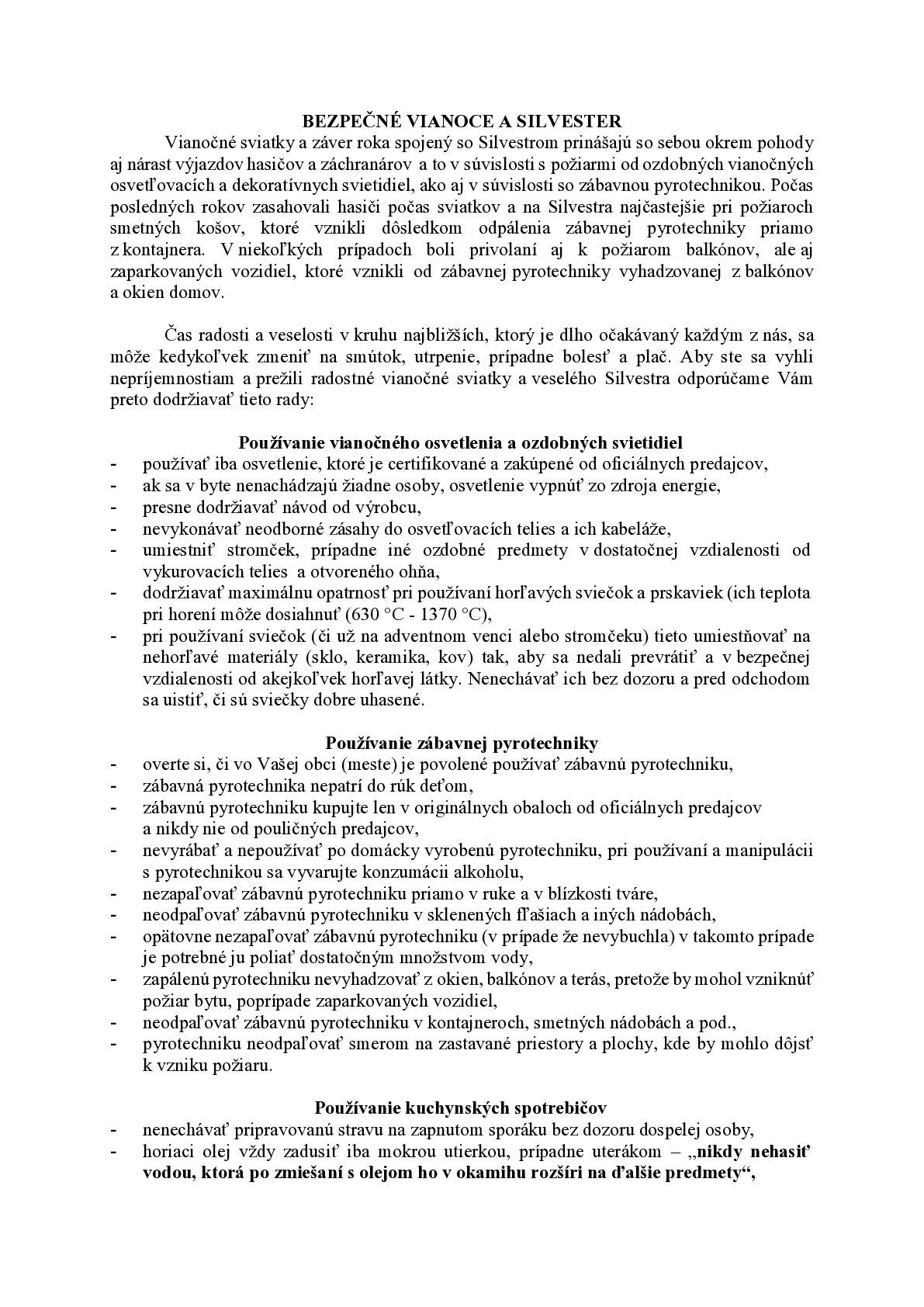 Viac informácií v prílohe - testovacia správa