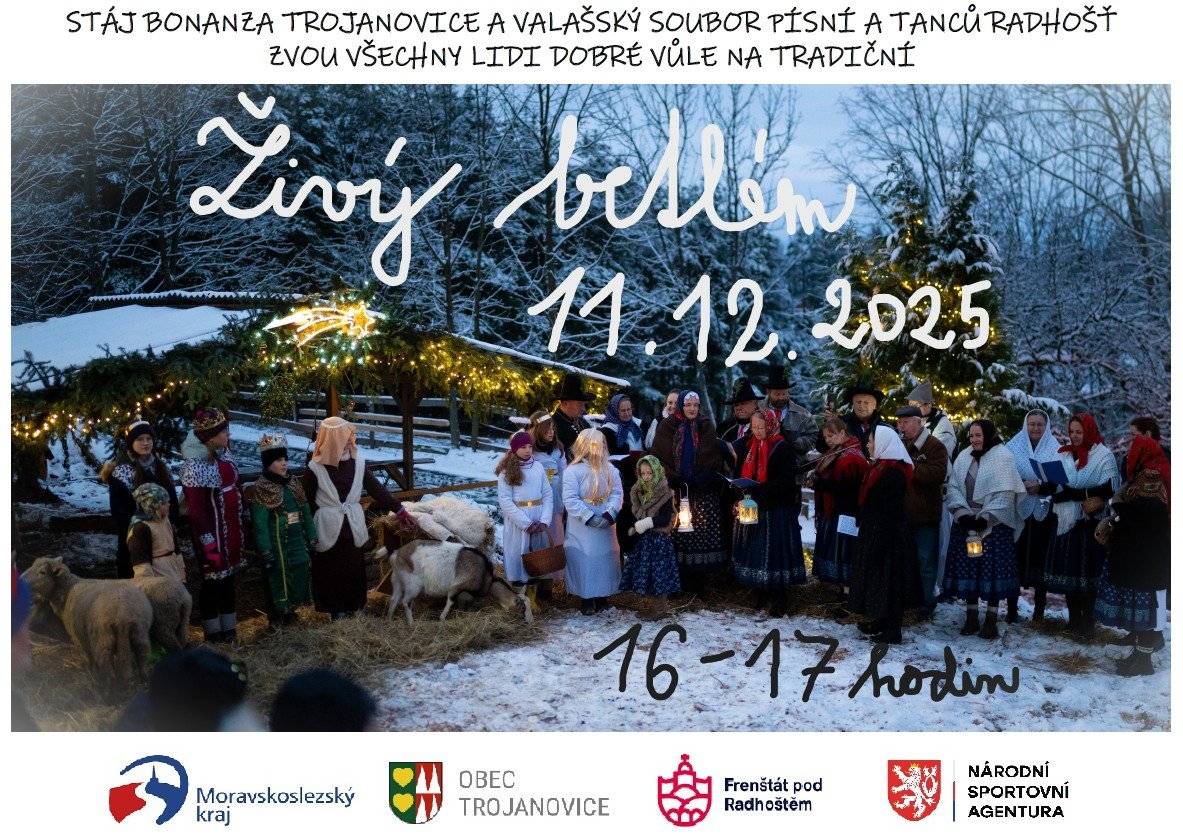 Těší se na vás Stáj Bonanza a Valašský soubor písní a tanců Radhošť z Trojanovic
