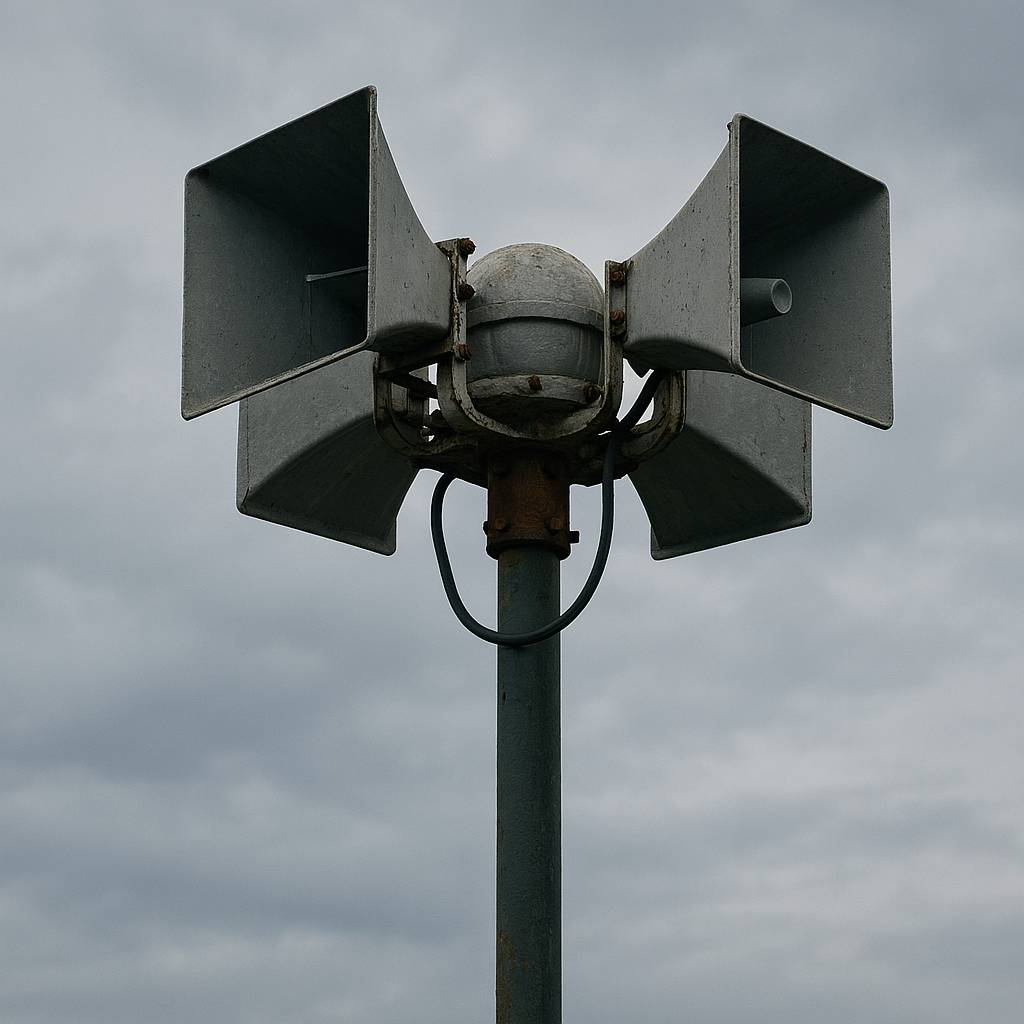 V súlade s plánom preskúšania prevádzkyschopnosti systémov varovania obyvateľstva v SR v r. 2025  Vám oznamujeme, že v piatok 12.12.2025 sa o 12:00 hod. zrealizuje akustické preskúšanie elektronických sirén hlasitou skúškou.