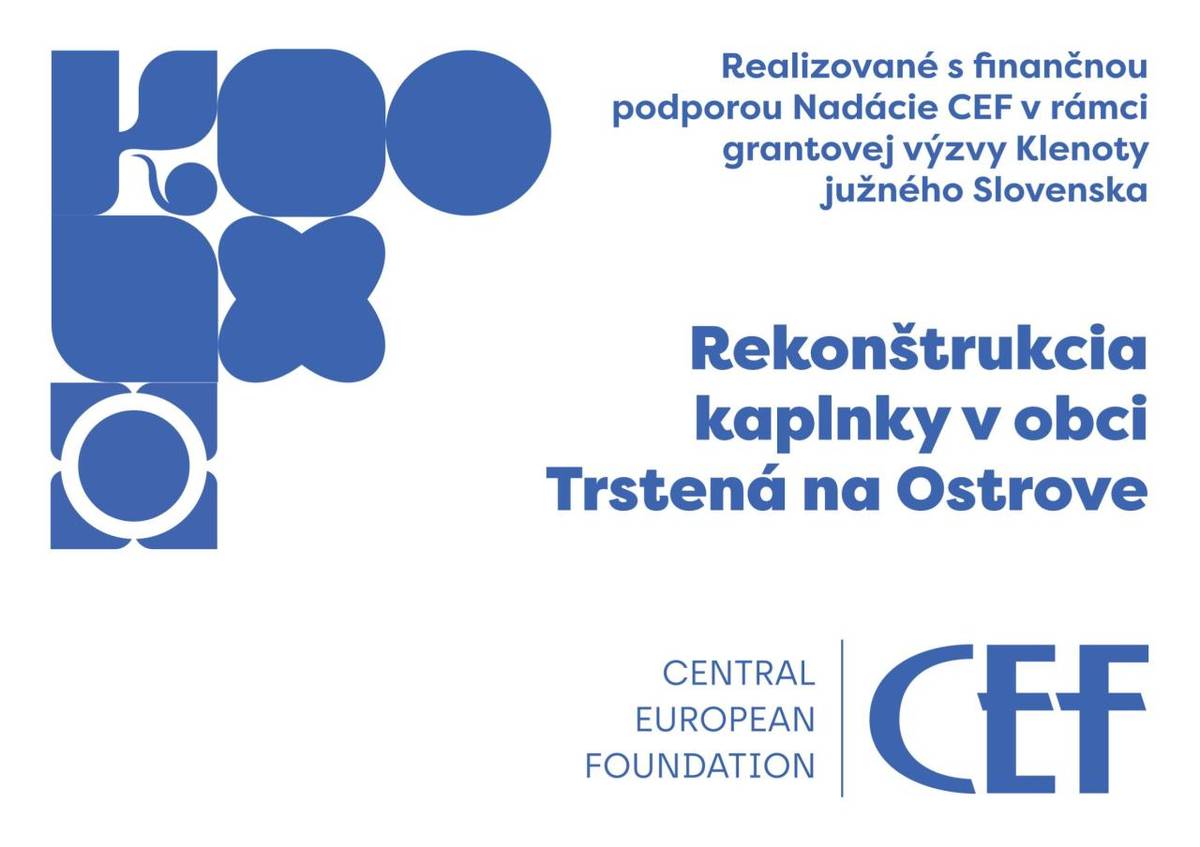 Rekonštrukcia kaplnky v obci Trstená na Ostrove