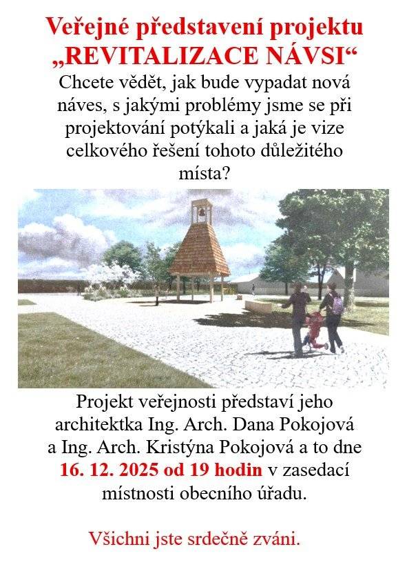 "REVITALIZACE NÁVSI" - pozvánka