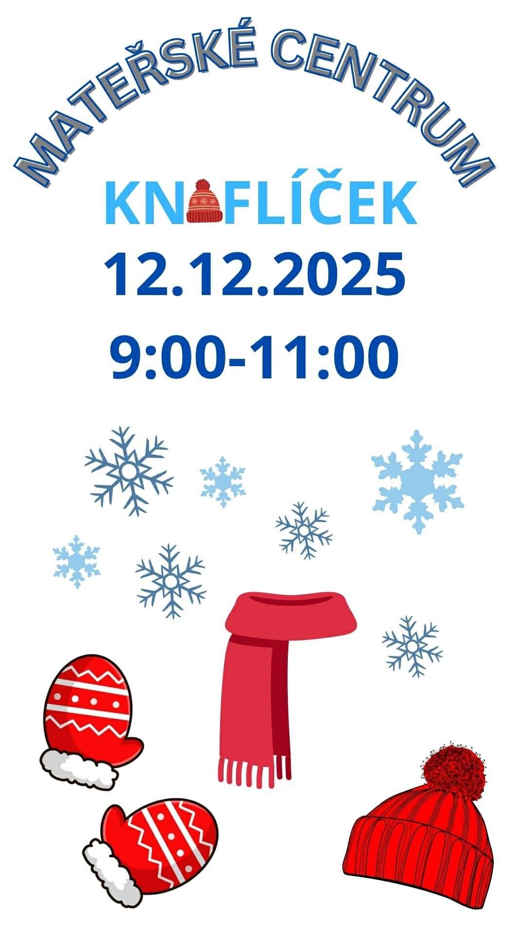 Zima je tady! Pojďme se společně připravit na mrazivé dny a zopakovat si, co všechno potřebujeme, abychom venku nezmrzli. Děti si při této aktivitě procvičí jemnou motoriku, pojmenování oblečení i porozumění pojmu "oblékání podle počasí". Těšíme se na vás v Knoflíčku.