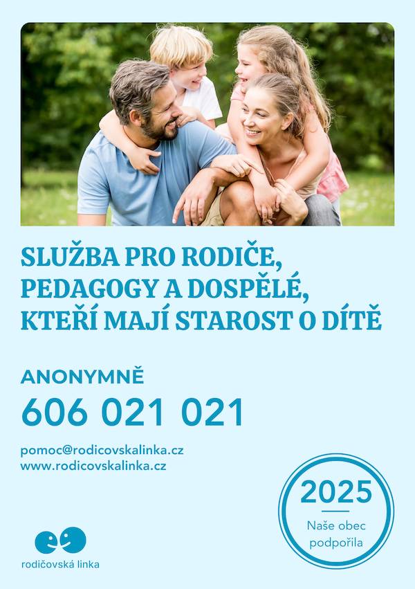 Služba pro rodiče, pedagogy a dospělé, kteří mají starost o dítě.