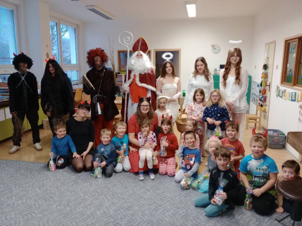 Mikulášská družina dorazila do školky