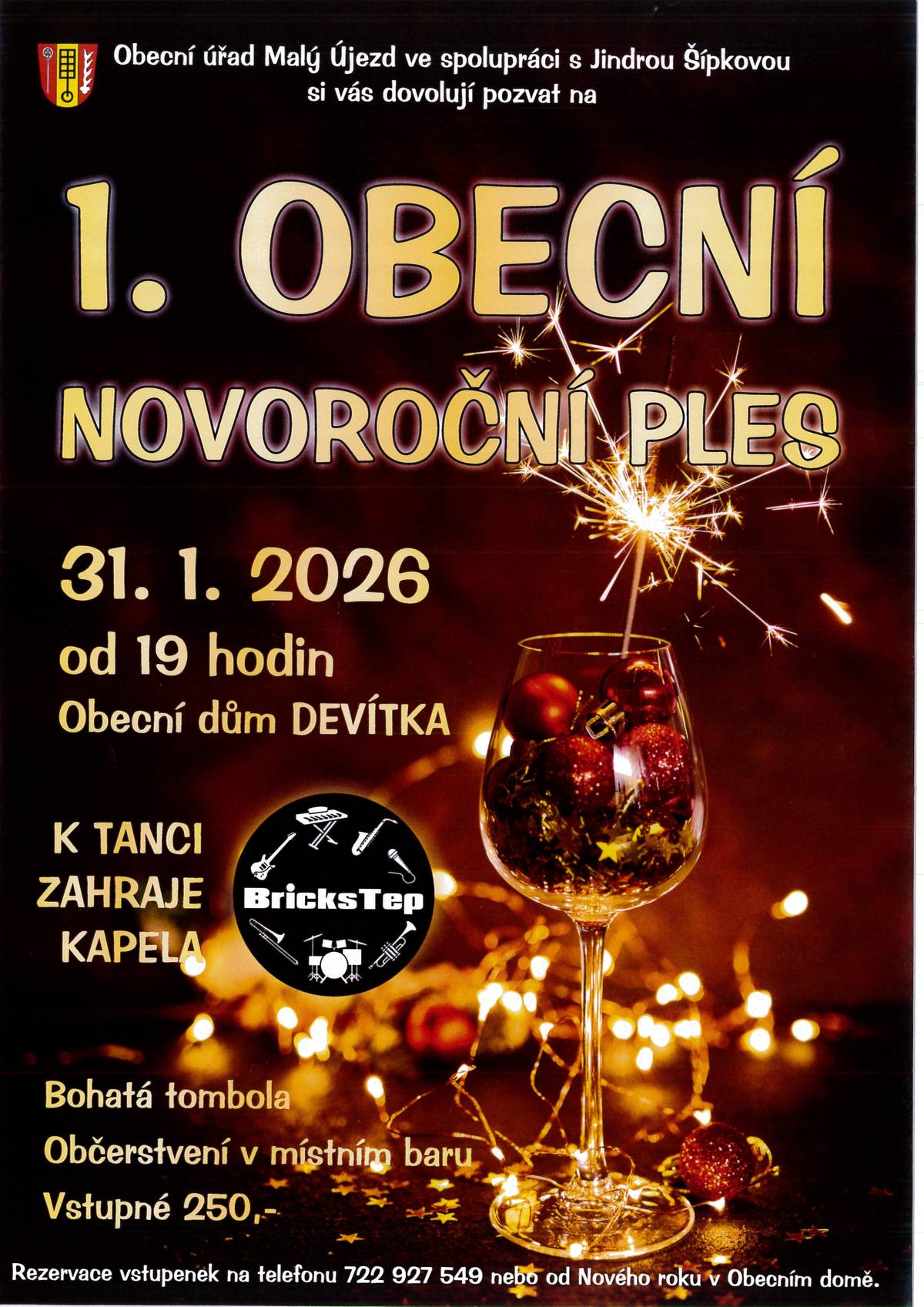 1. OBECNÍ NOVOROČNÍ PLES