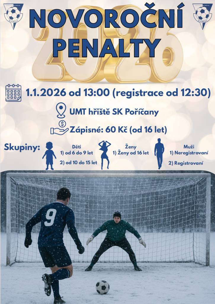 1. ledna na hřišti SK