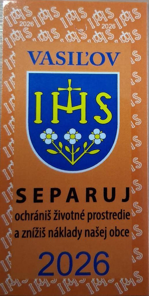 Oznamujeme občanom, ktorí si ešte neprevzali nové žetóny na vývoz komunálneho odpadu, aby tak urobili do 19. decembra, nakoľko bez nových žetónov nebude možný vývoz komunálneho odpadu v roku 2026.