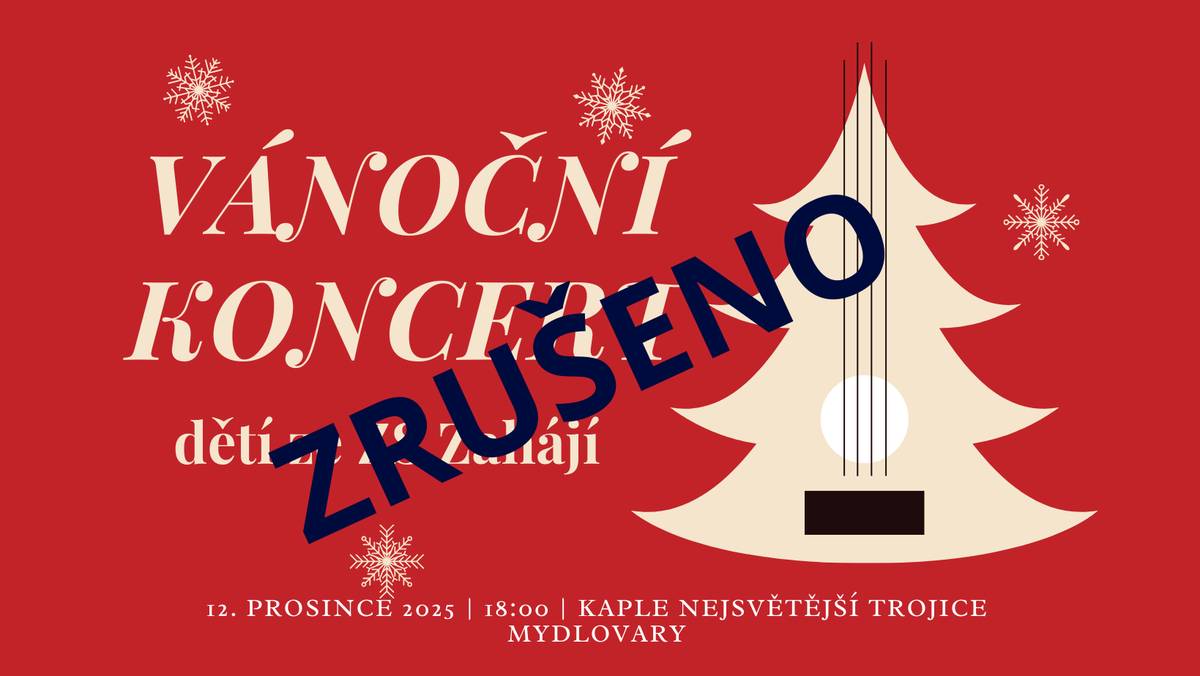 Z důvodu velké nemocnosti dětí ze ZŠ Zahájí je dnešní koncert v kapličce zrušen.