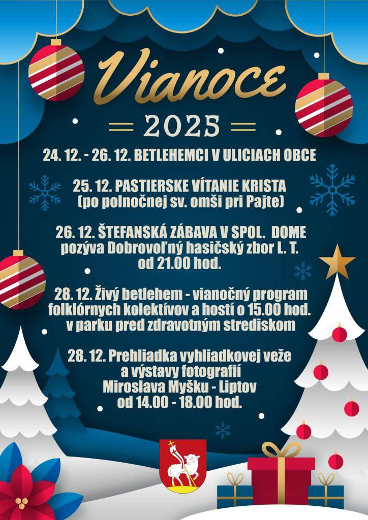 Srdečne pozývame na podujatia a aktivity