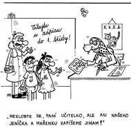 Jeníček a Mařenka u zápisu