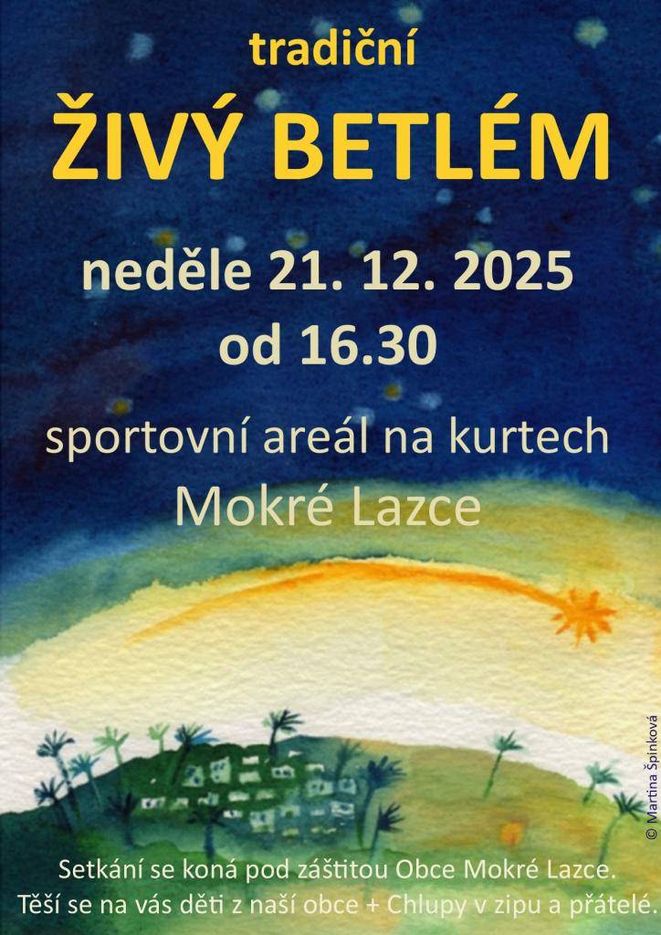 4. adventní neděle, 21.12.2025 od 16:30 ve sportovním areálu