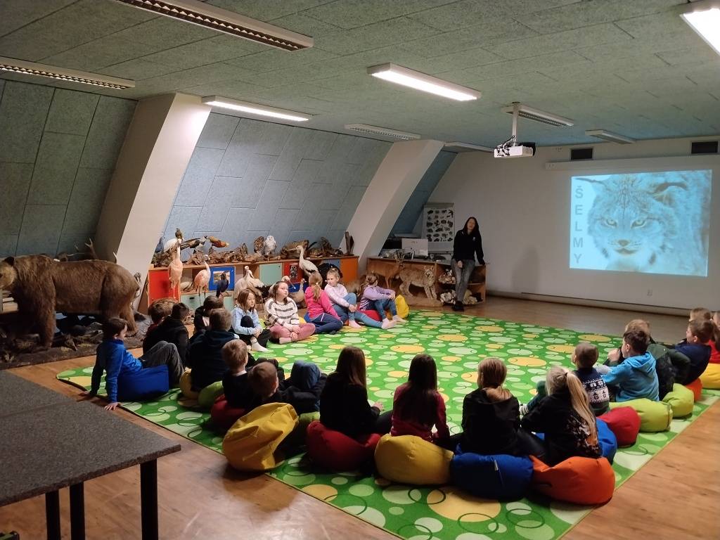 Čtvrťáci a páťáci navštívili v předvánočním čase zoologickou zahradu v Hluboké nad Vltavou.