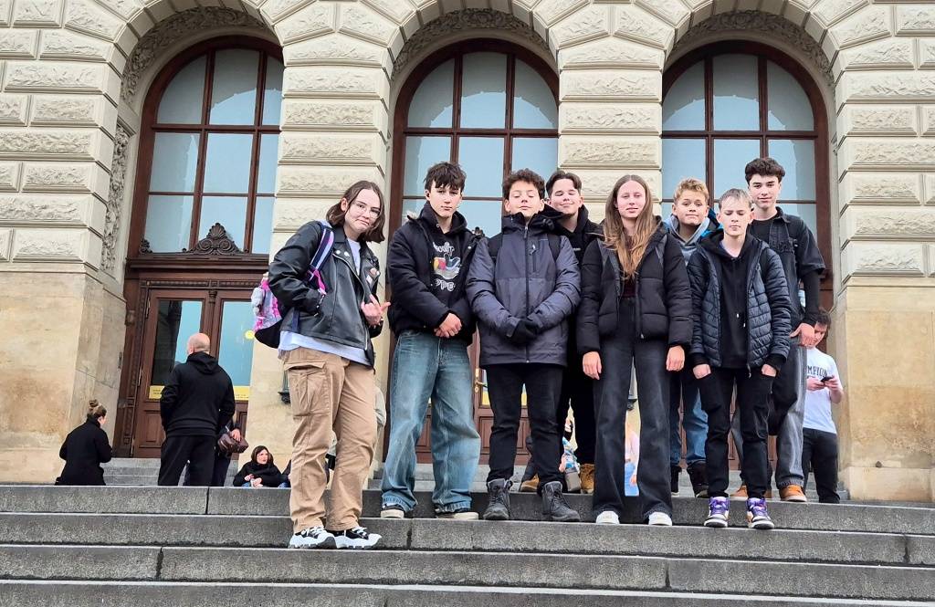 V úterý 9. prosince se žáci osmé třídy vypravili do Prahy.