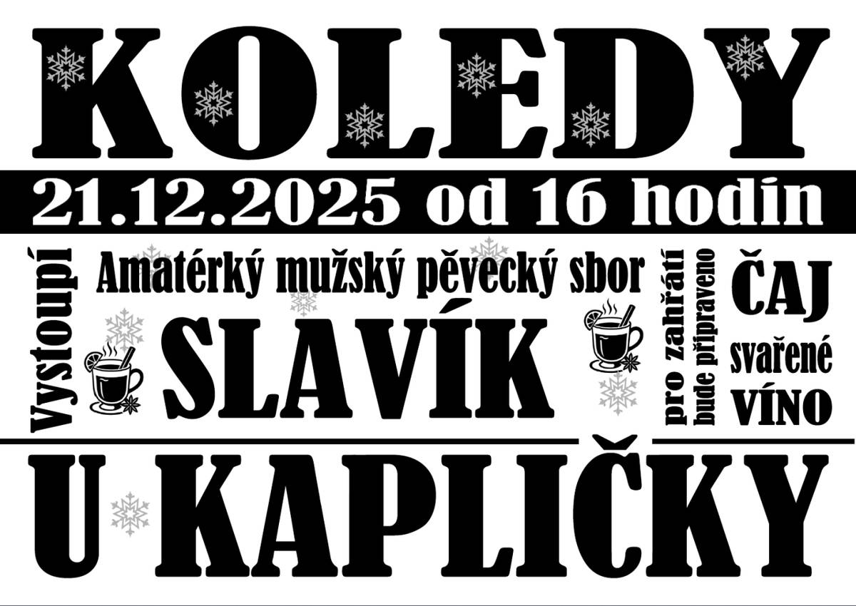 eděle 21.12.2025 od 16 hodi