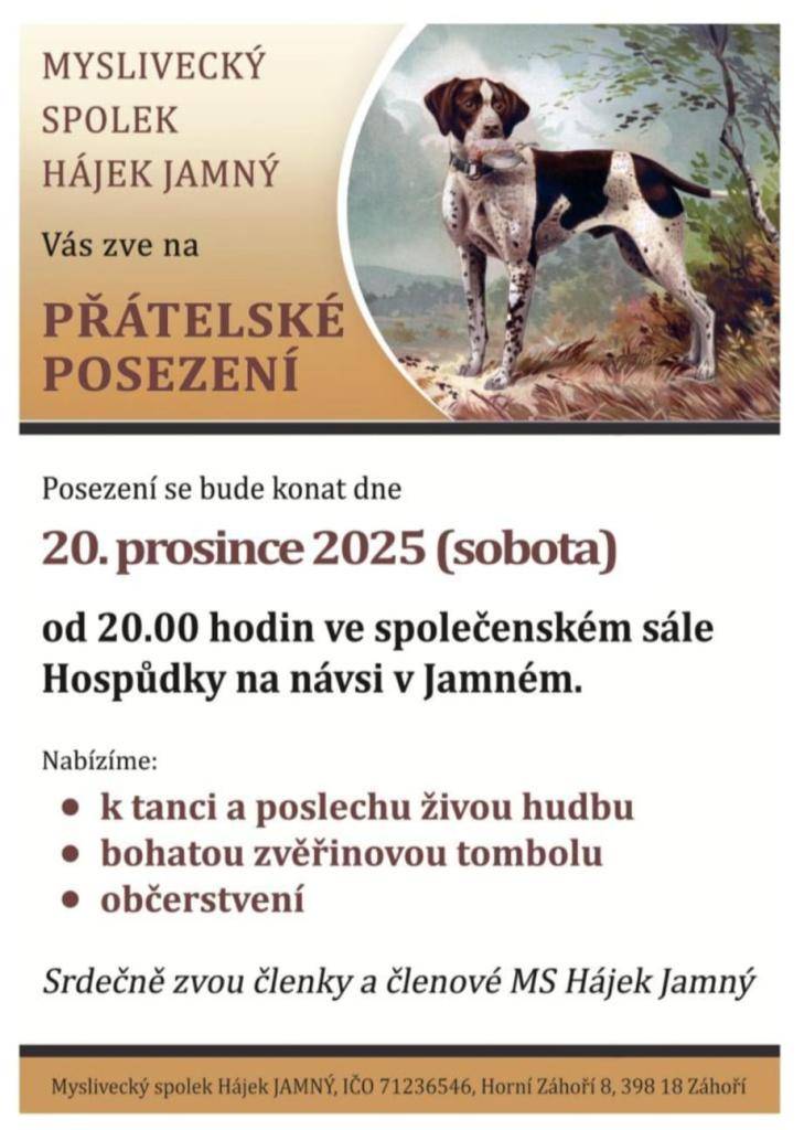 Kdy: 20. 12. 2025 20:00  Kde: Jamný