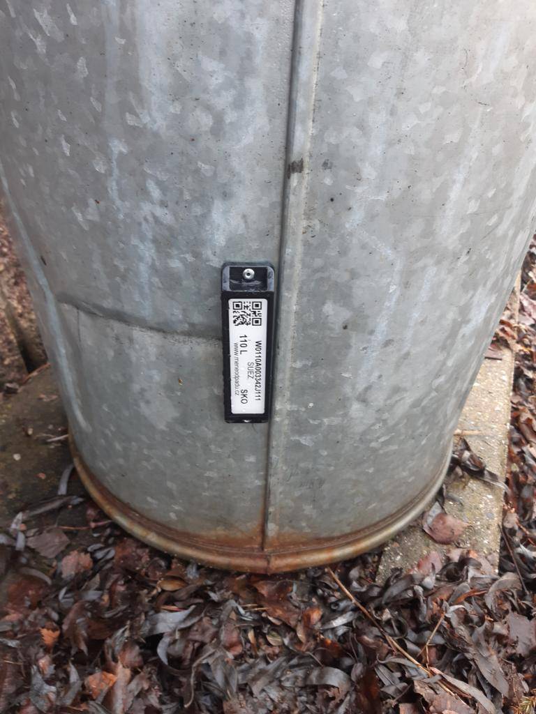 Žádost o odstranění RFID čipů (kódů) z popelnic na směsný komunální odpad.