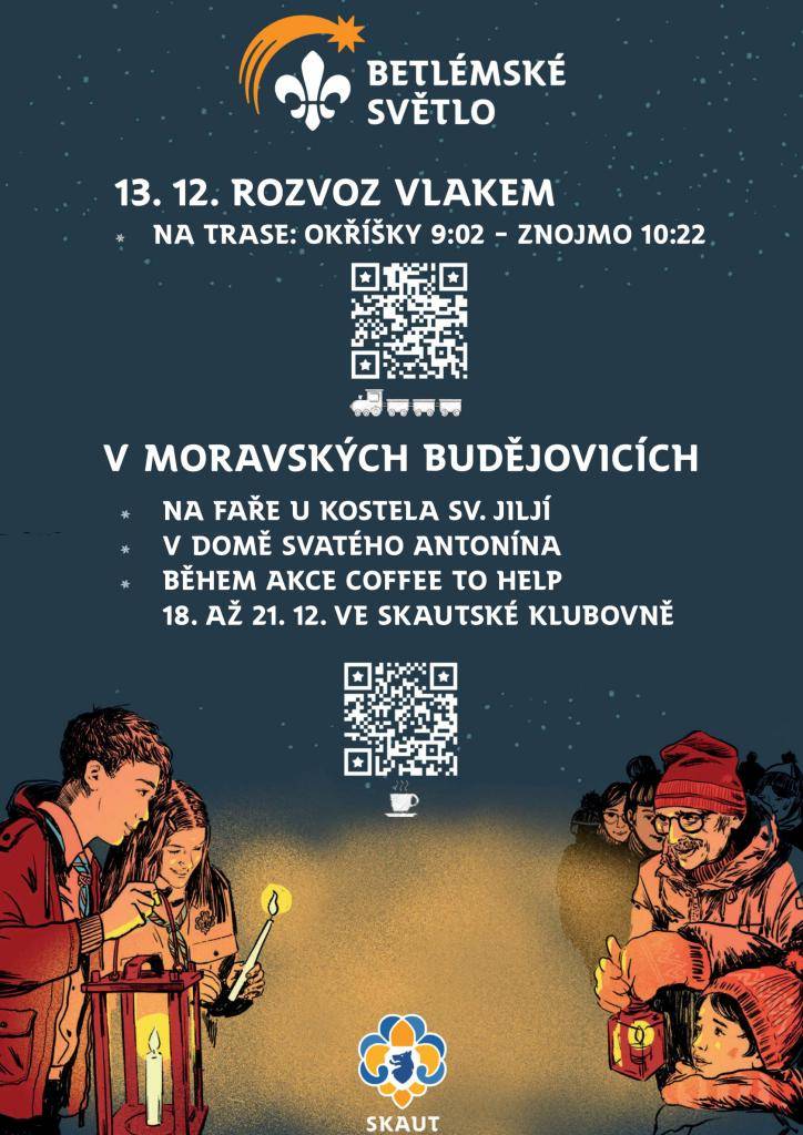 Betlémské světlo v 09:47 hod. v  Blížkovicích.