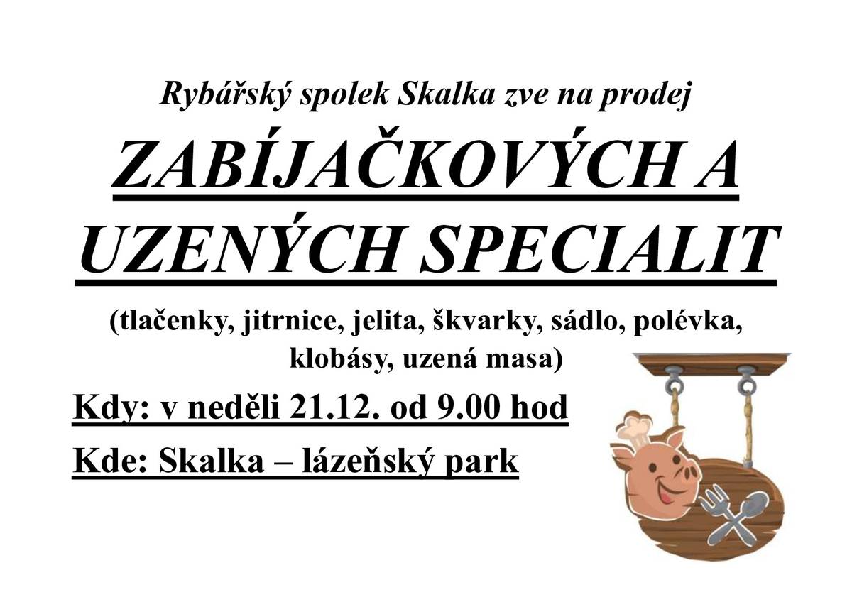 21. 12. 2025 od 9:00 hod, lázeňský park