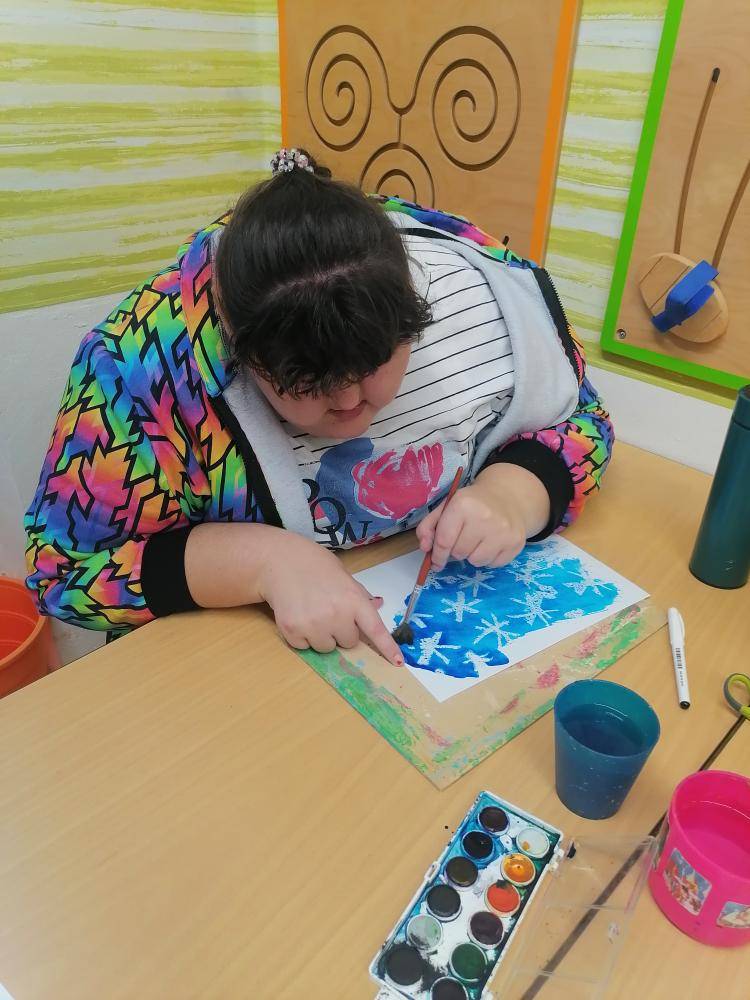 Výtvarná výchova - vánoční tvoření