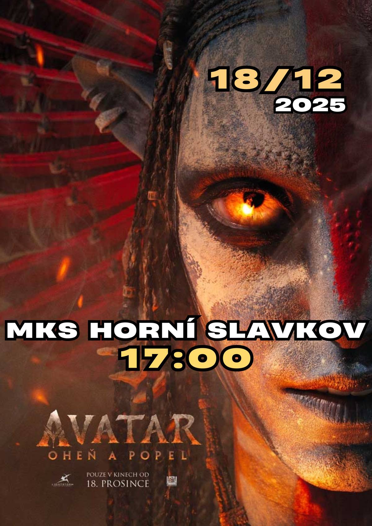 MKS HS zve do kina. Nevhodný pro děti a mládež do 12 let. VSTUPENKY ZAKOUPÍTE ONLINE ZDE.