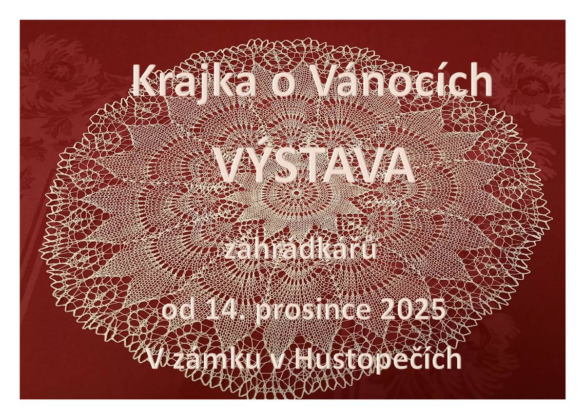 V úterý 16.12.2025 Vás zveme na vánoční výstavy do zámku Hustopeče nad Bečvou. Otevřeno bude od 15 do 17 hod. Přijďte si udělat chvilku adventní pohody.