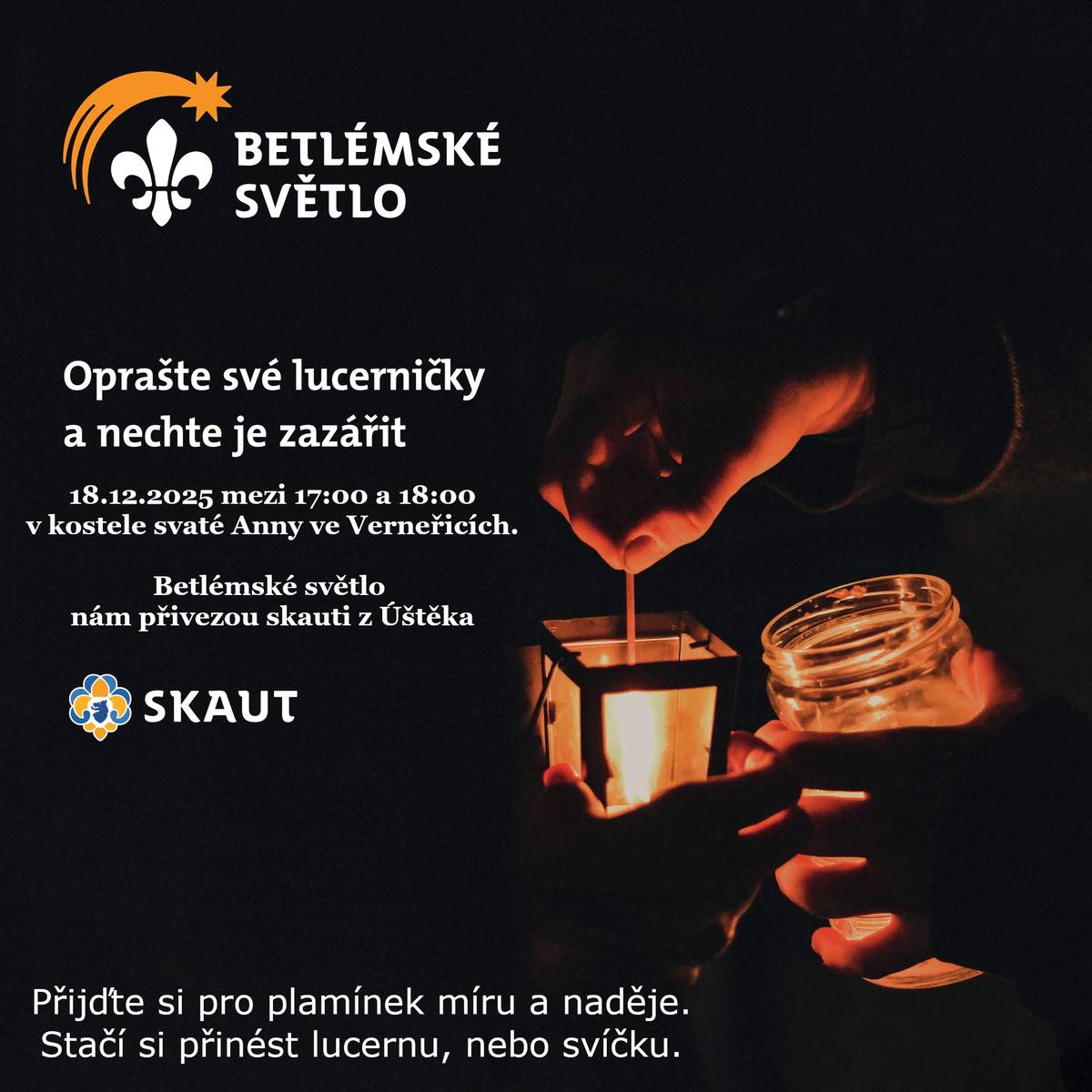 18.12.2025 mezi 17-18:00  hod. - kostel sv. Anny ve Verneřicích.