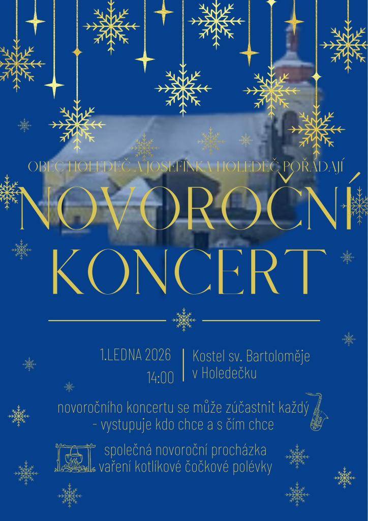 1.1.2026 od 14:00 hodin v kostele sv. Bartoloměje