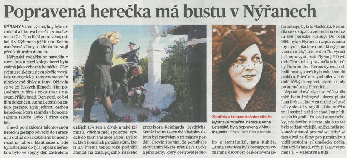 Mladá Fronta Dnes (pondělí 25. 10. 2021)