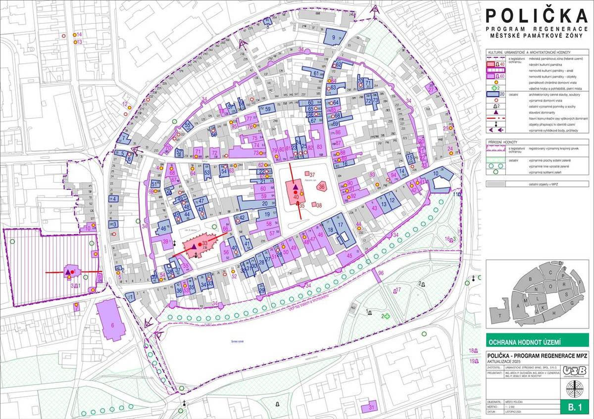 Program regenerace městské památkové zóny Polička (dále PR MPZ) byl zpracován v říjnu r. 2008 na základě Usnesení vlády ČR č. 209 ze dne 25. 3. 1992 k Programu regenerace městských památkových rezervací a městských památkových zón (dle Přílohy č. 1 tohoto usnesení) a Zásad Ministerstva ...  (Městský úřad / Informace z odborů)