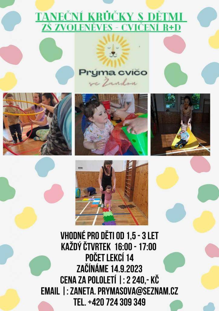 Taneční krůčky s dětmi