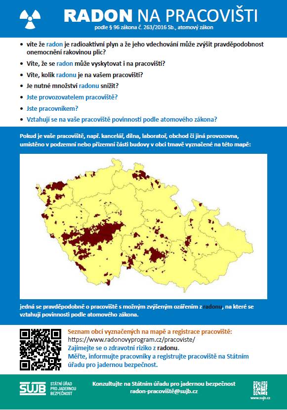 Bezplatné měření radonu v domě a bytě na webové stránce www.radonovyprogram.cz