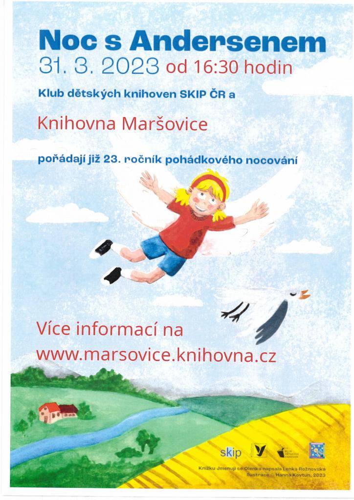 Pozvánka pro  děti ,,Noc s Andersenem"