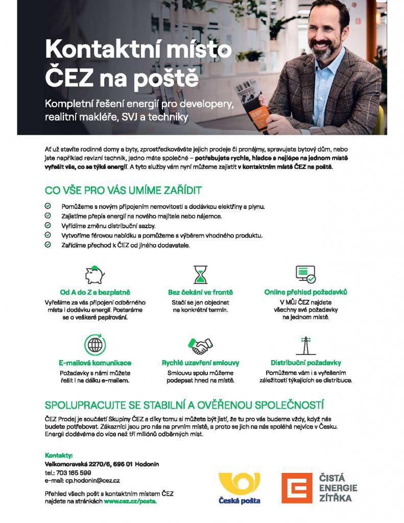 Kompletní řešení energií pro developery, realitní makléře, SVJ a techniky.