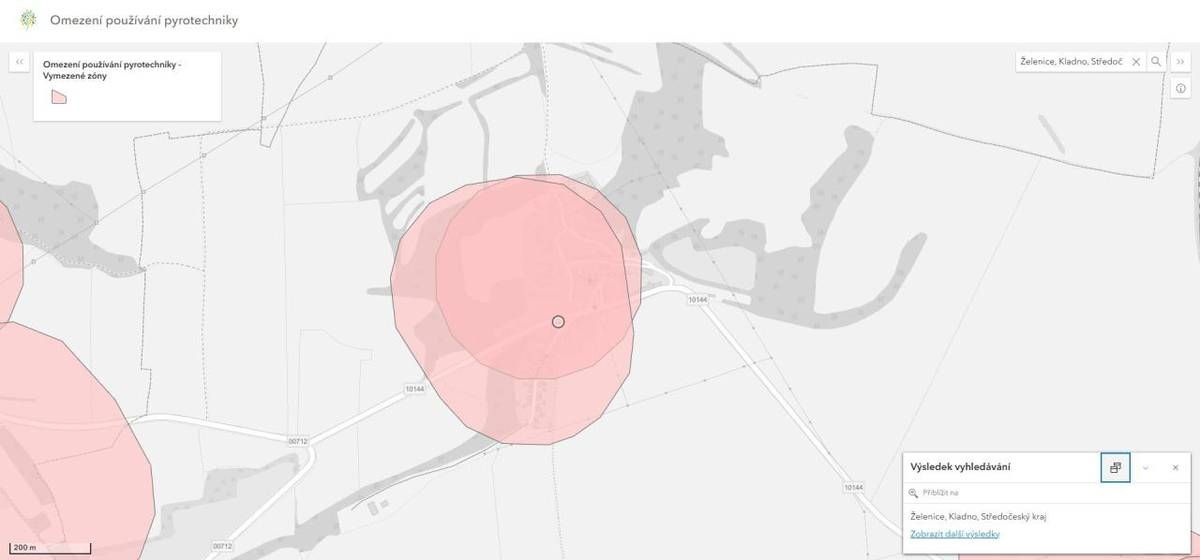 Oznámení pro používání pyrotechniky v souladu se zákonem č. 206/2015 Sb., o pyrotechnických výrobcích a zacházení s nimi, ve znění pozdějších předpisů.