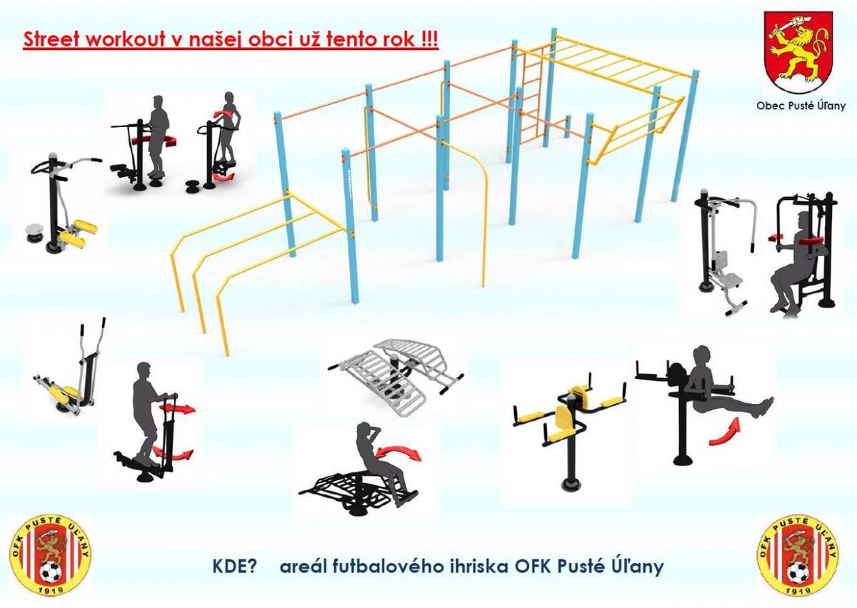 WORKOUT IHRISKO V NAŠEJ OBCI UŽ TENTO ROK